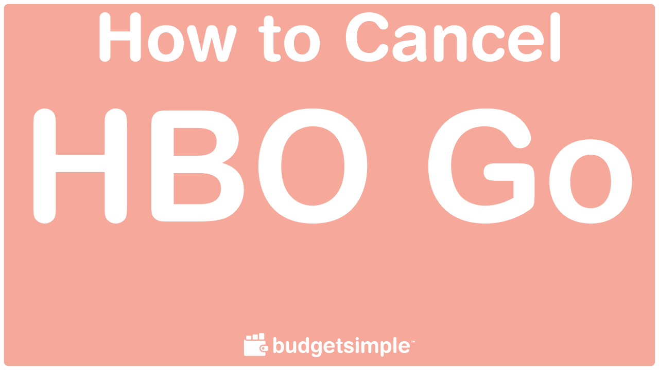 How to cancel HBO Go